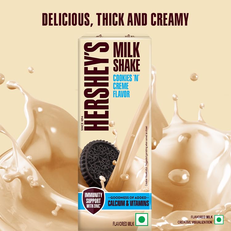Hershey's Cookies N Creme Flavored Milkshake180ml