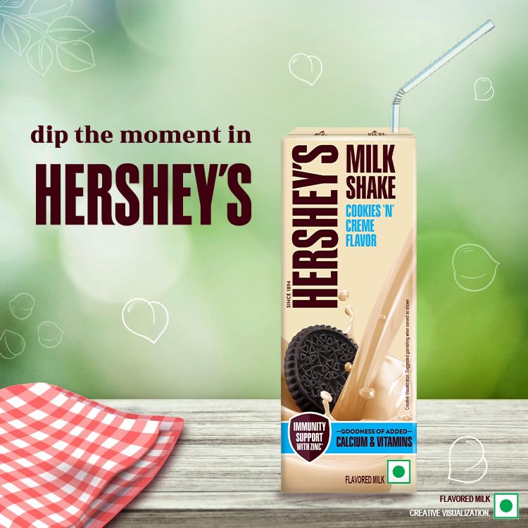 Hershey's Cookies N Creme Flavored Milkshake180ml