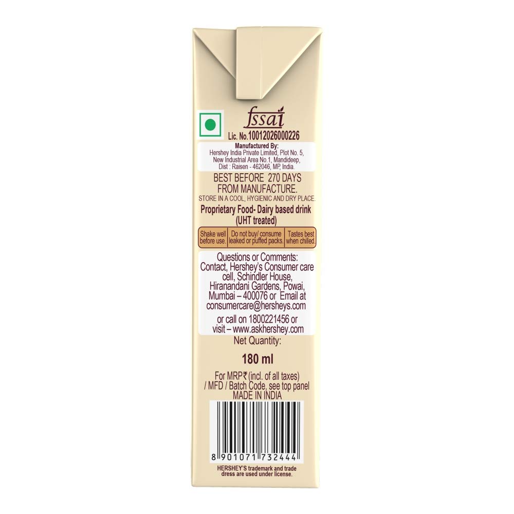 Hershey's Cookies N Creme Flavored Milkshake180ml