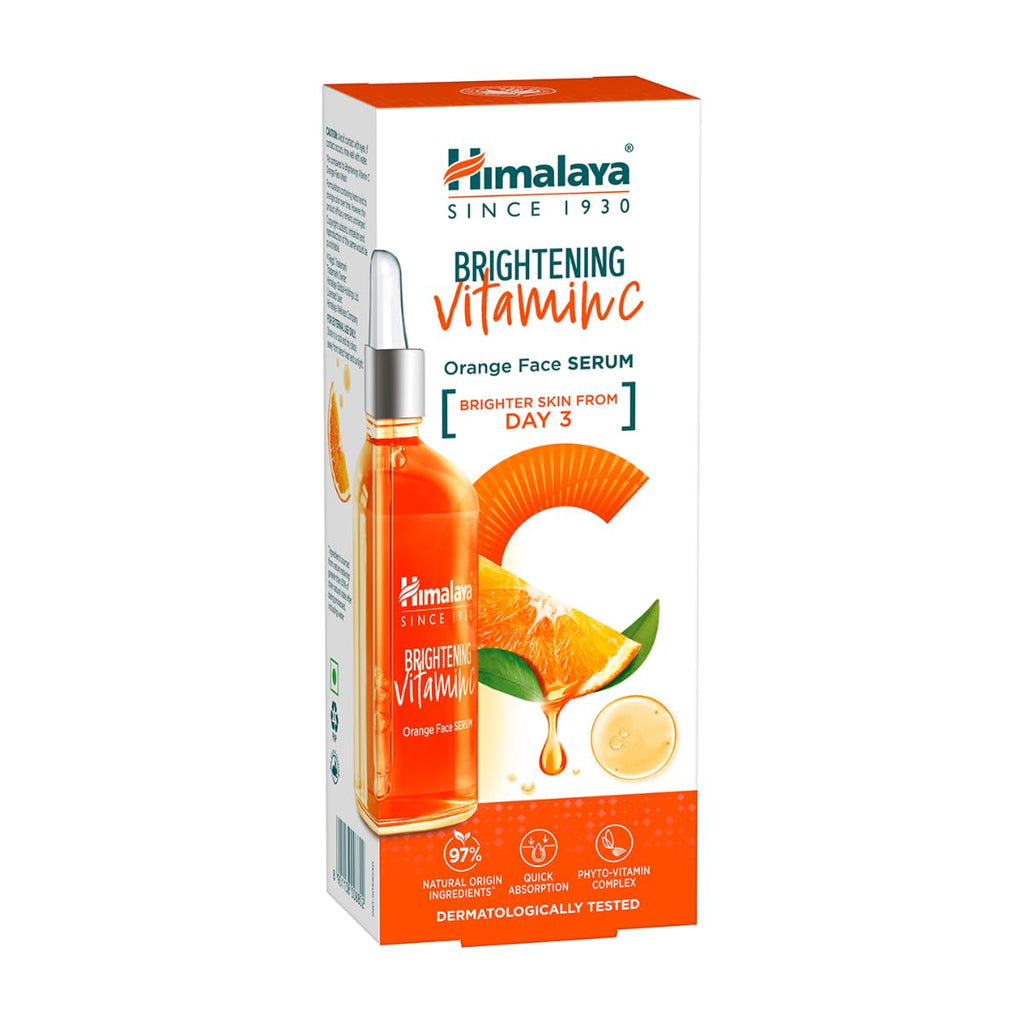 Himalaya Brightening Vitamin C Orange Face Serum, 15 mL