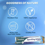 Himalaya Herbals Sparkling White Toothpaste for Whitening - 150 g (Pack of 2)