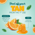Himalaya Herbals Tan Removal Orange Peel-off Mask, 100g