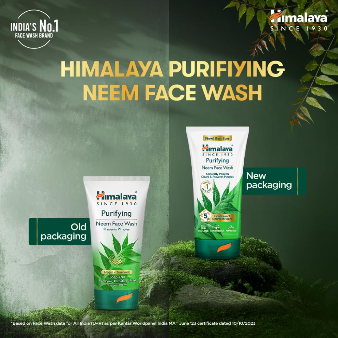 Himalaya Purifying Neem Face Wash, 150 ml