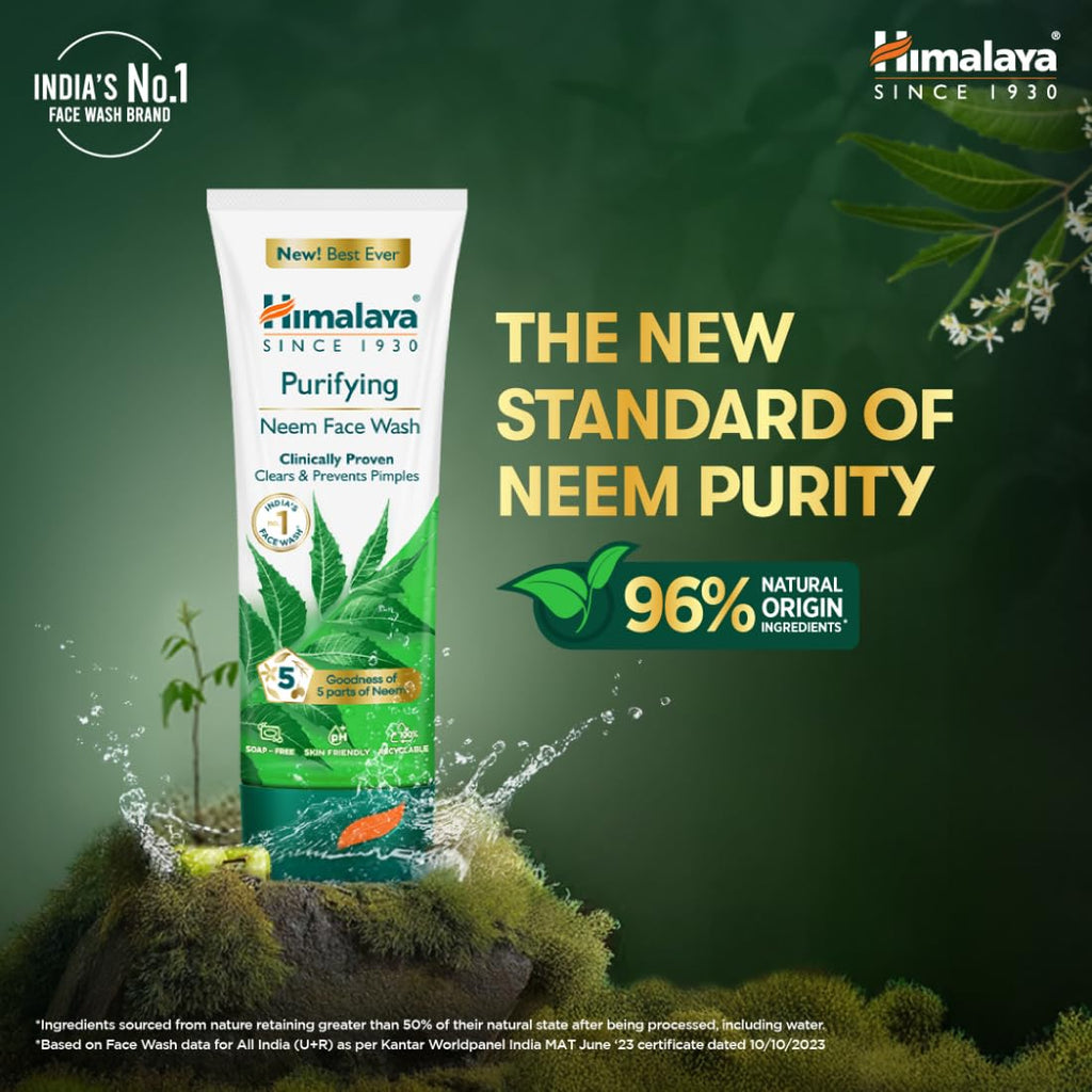 Himalaya Purifying Neem Face Wash, 150 ml
