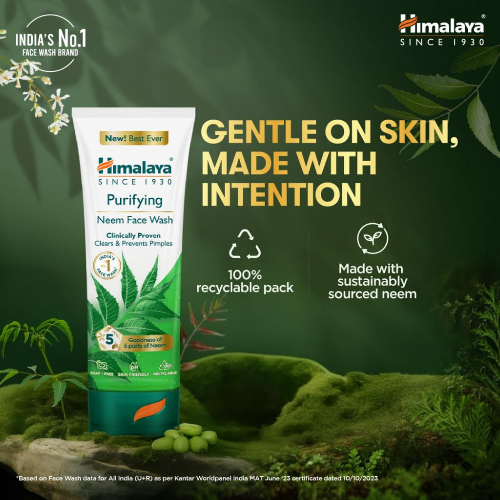 Himalaya Purifying Neem Face Wash, 150 ml