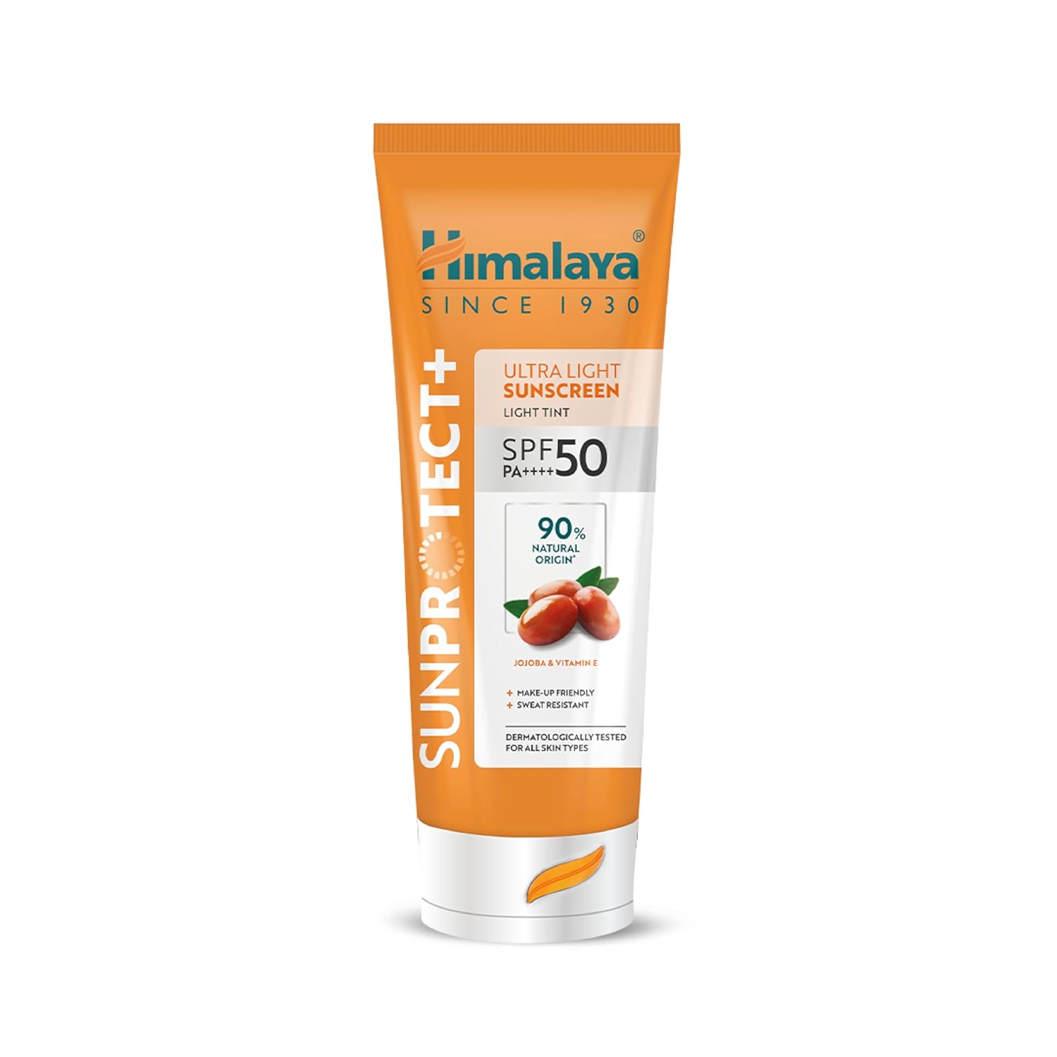 Himalaya Sun Protect+ Ultra Light Sunscreen | Light tint Cream 50g