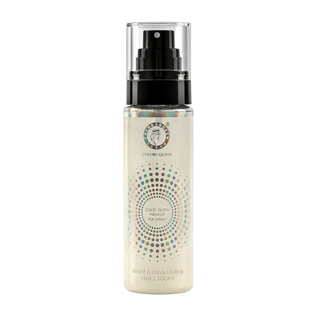 Colors Queen Gold Glow Makeup Fixer Spray – 100 ml