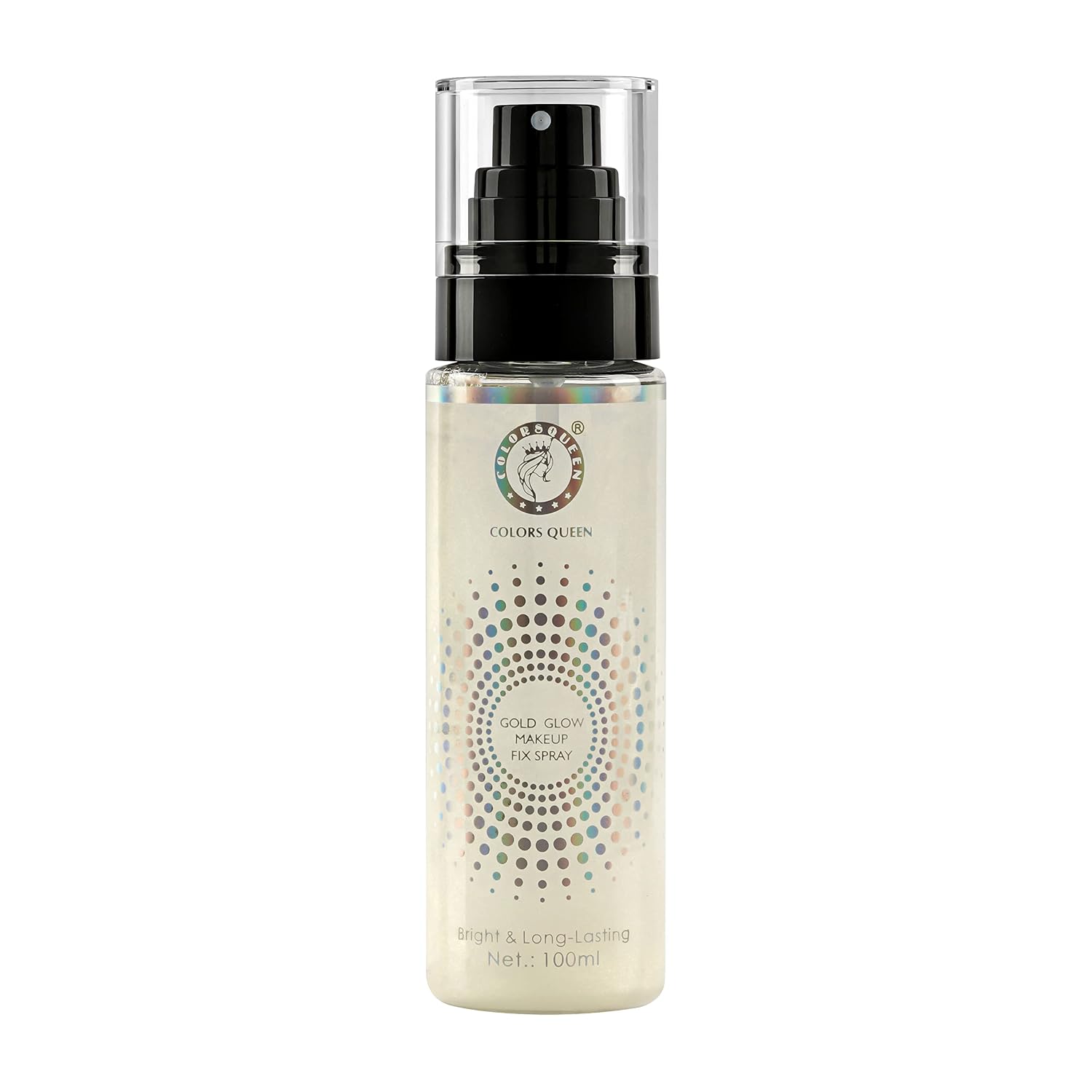 Colors Queen Gold Glow Makeup Fixer Spray – 100 ml