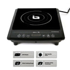 IBELL SLIM50 Induction Cooktop, 2000W, 3-YEAR WARRANTY, Digital Touch Control, LED Display,Auto Shut-Off & Overheat Protection [Black]