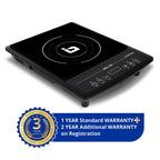 IBELL SLIM50 Induction Cooktop, 2000W, 3-YEAR WARRANTY, Digital Touch Control, LED Display,Auto Shut-Off & Overheat Protection [Black]