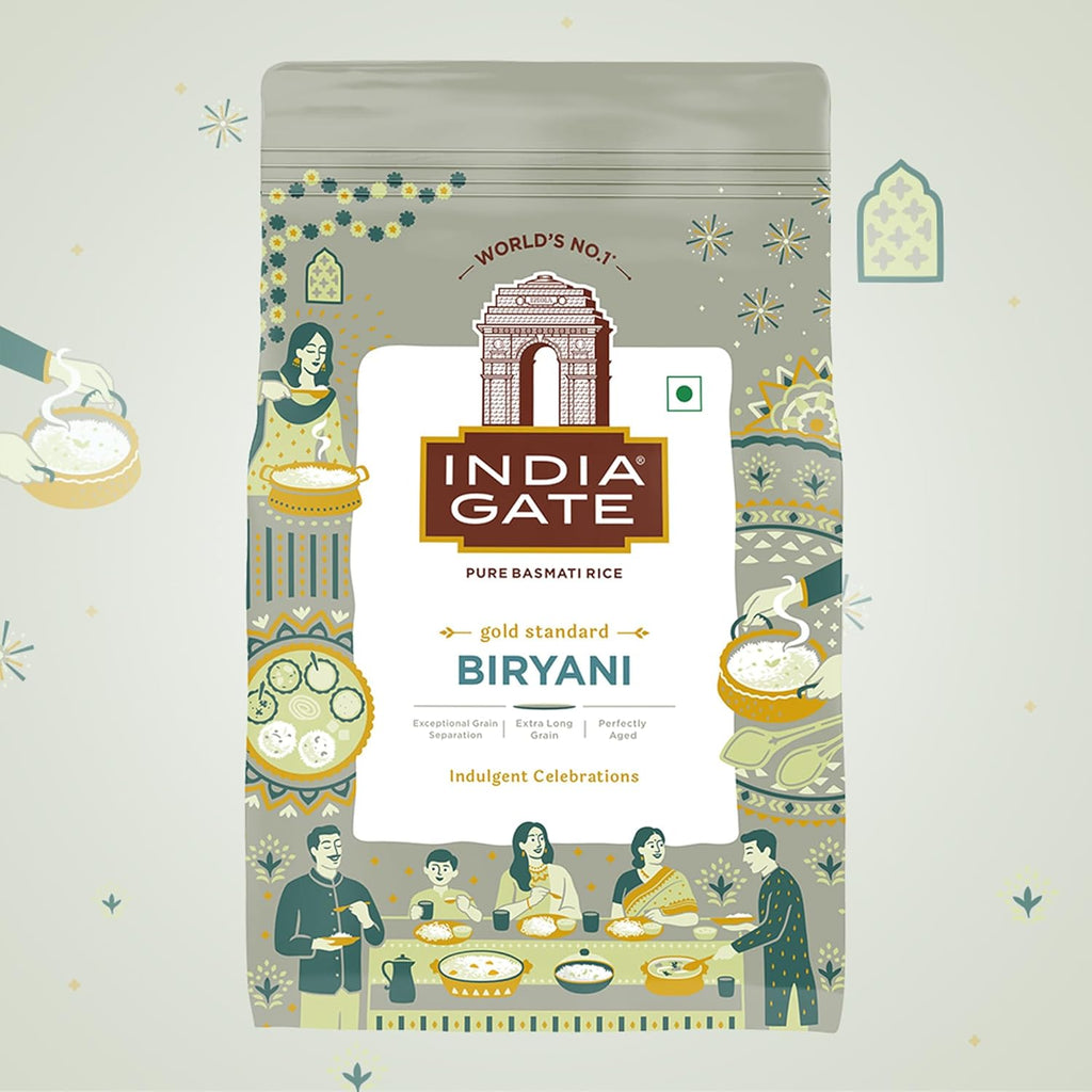 India Gate Biryani Pure Basmati Rice 1Kg