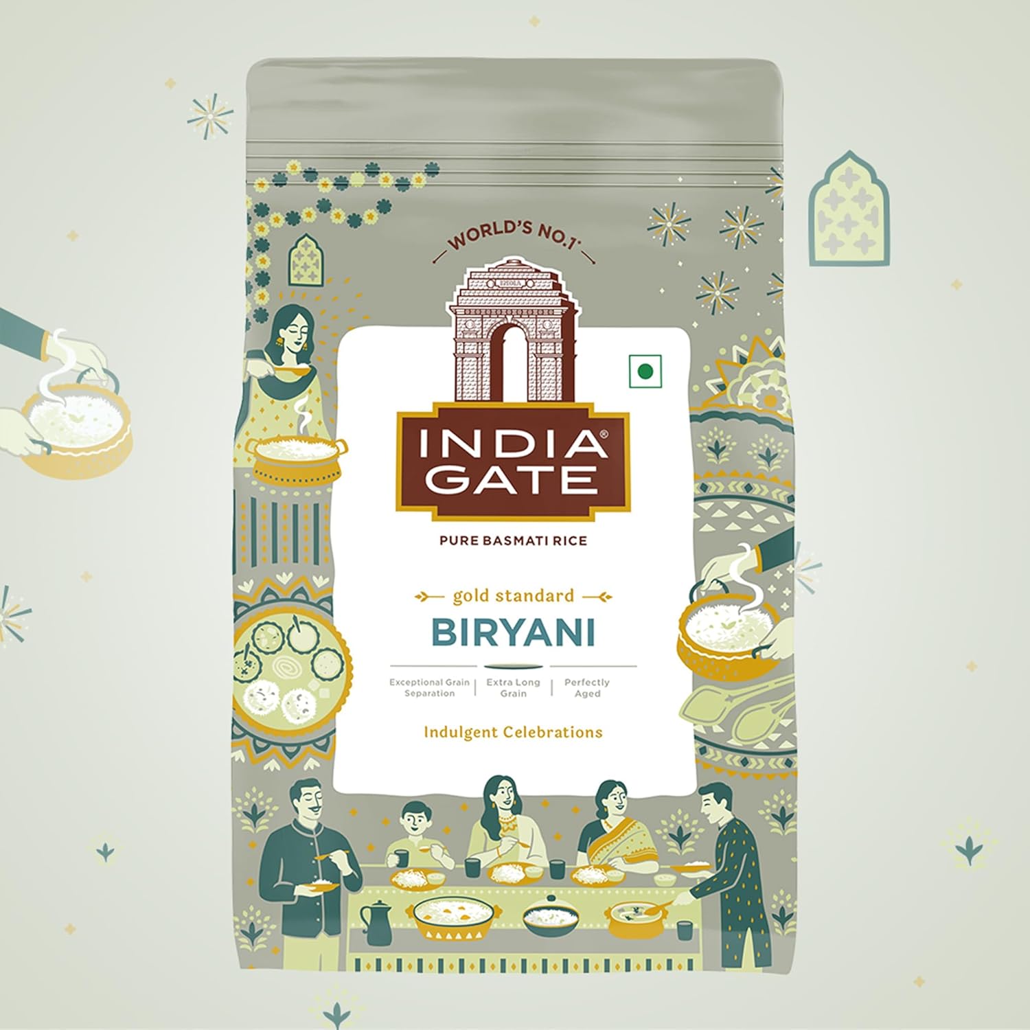 India Gate Biryani Pure Basmati Rice 1Kg