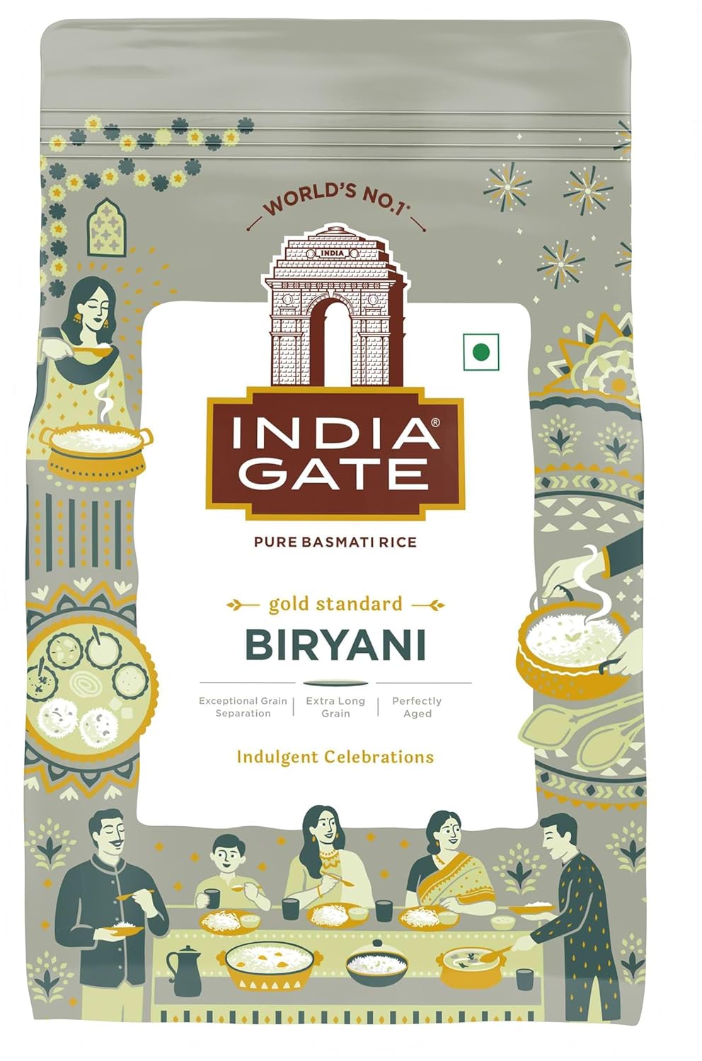 India Gate Biryani Pure Basmati Rice 1Kg