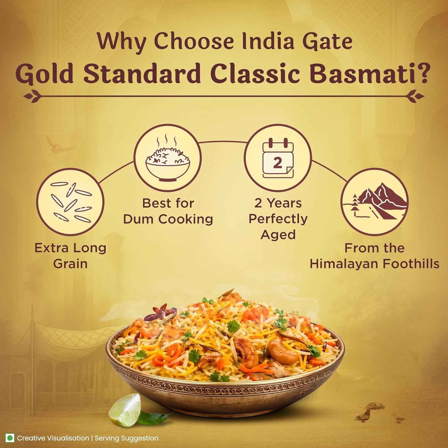 India Gate Gold Standard Classic Basmati Rice 1 Kg