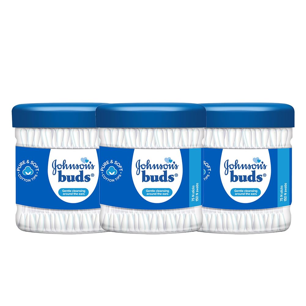 Johnson’s Buds Gentle, 150 Swabs (Buy 2 Get 1 Free)