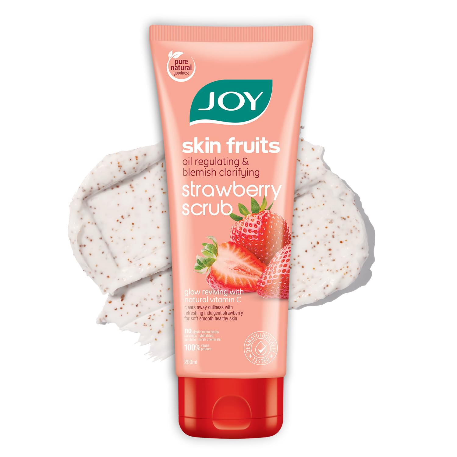 Joy Strawberry Face & Body Scrub 200g