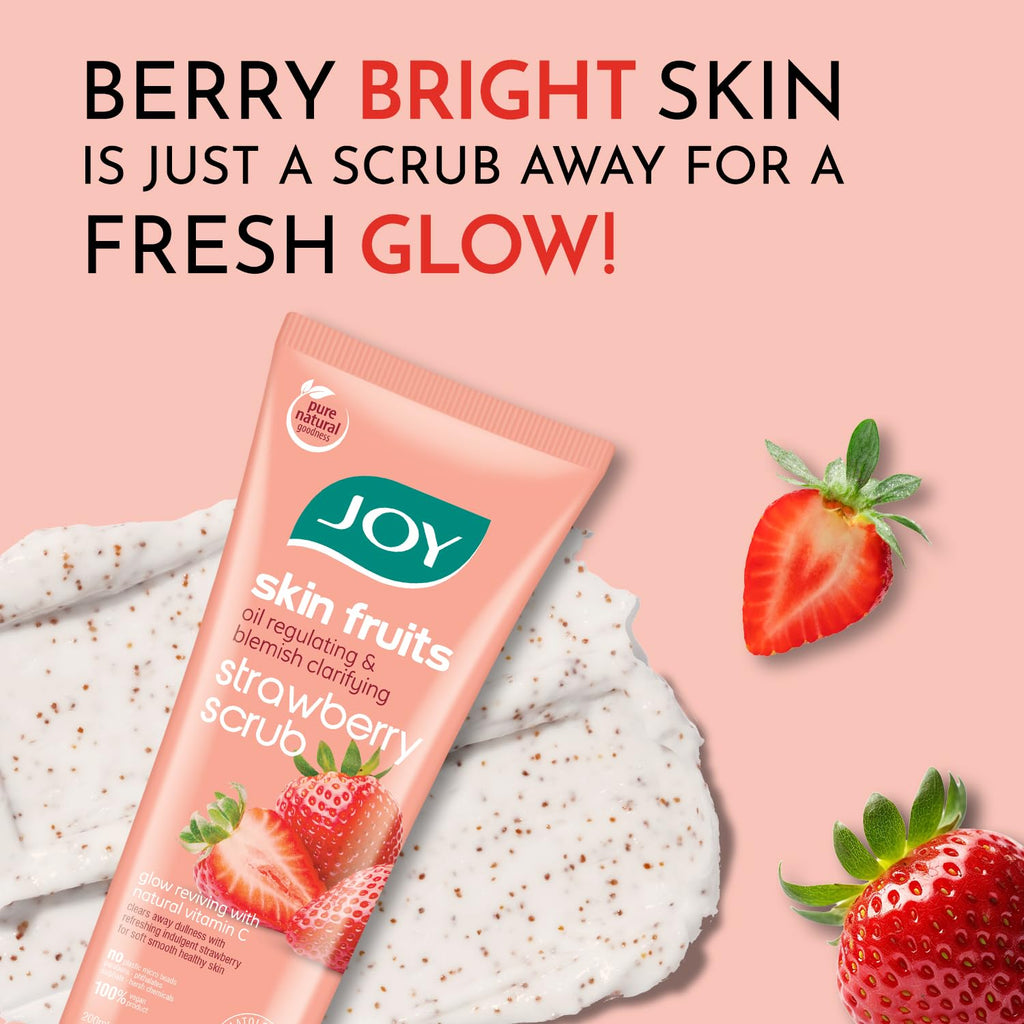 Joy Strawberry Face & Body Scrub 200g