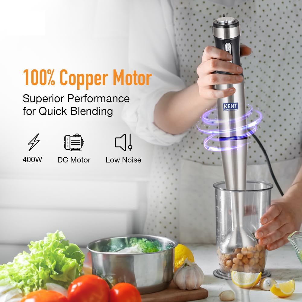 KENT 16044 Hand Blender Stainless Steel 400 W