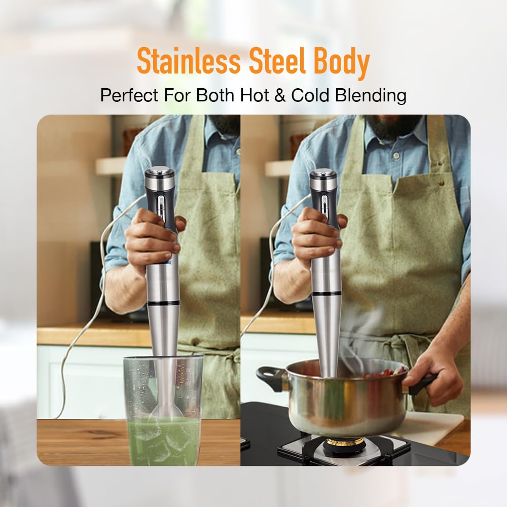 KENT 16044 Hand Blender Stainless Steel 400 W