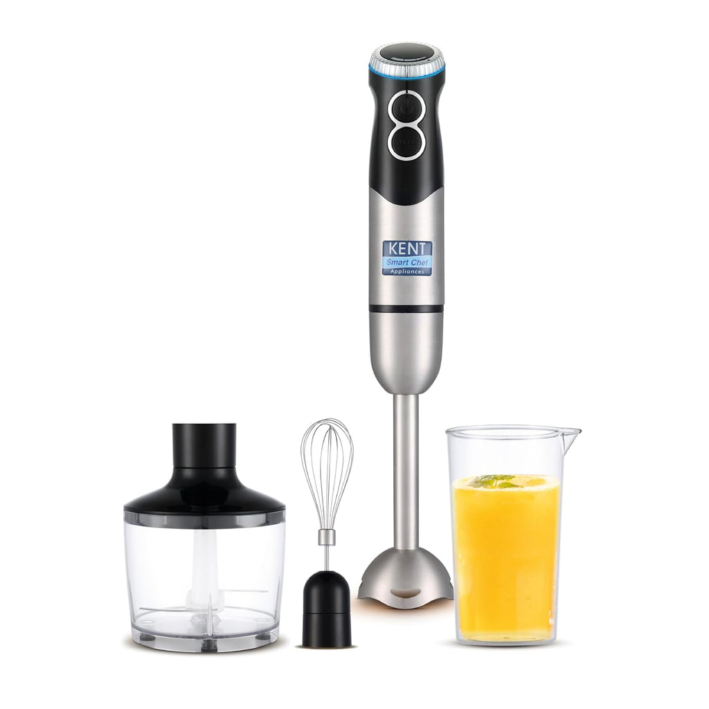 KENT Hand Blender Plus Chopper 450 W Multiple Attachments Chopper, Whisker & Jar