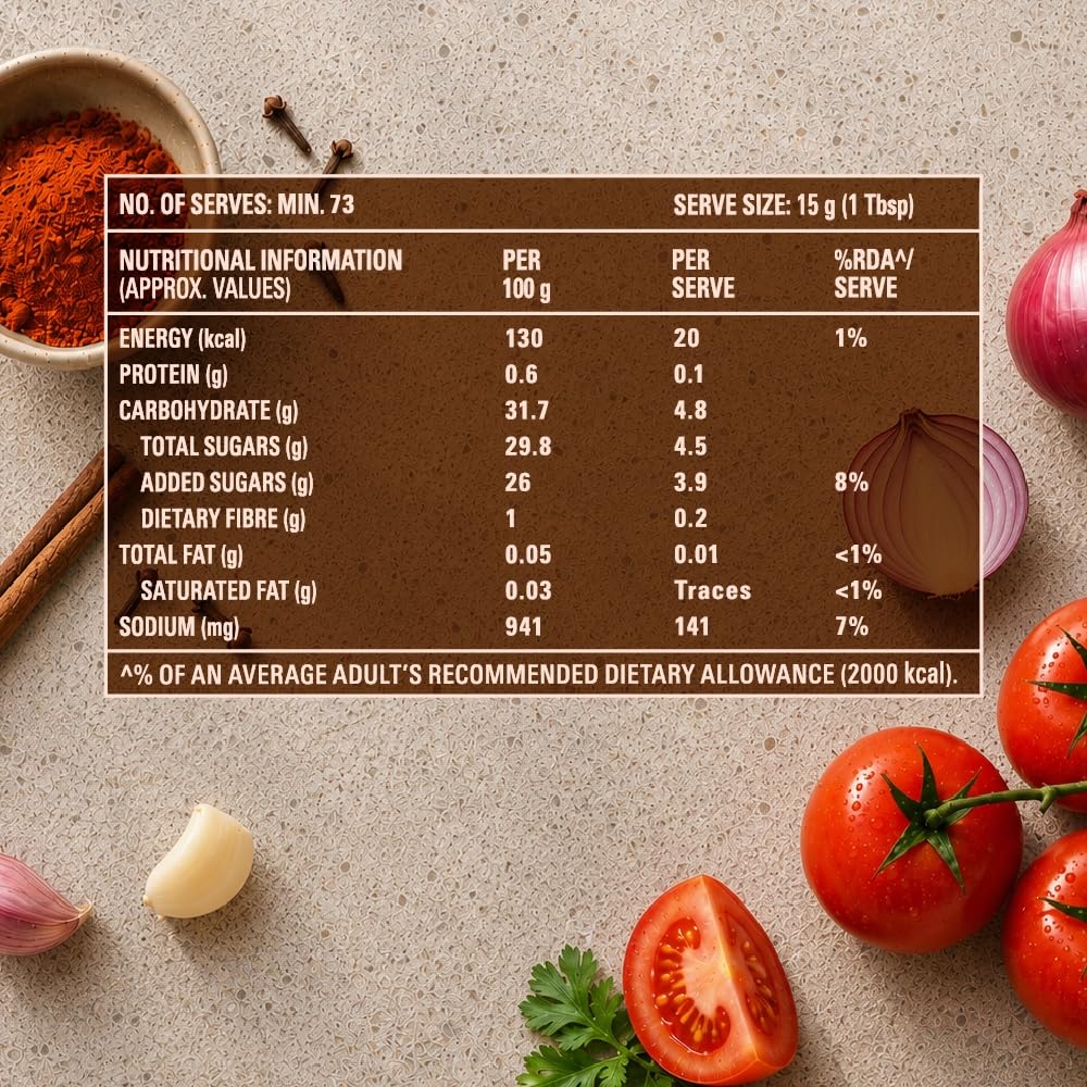 Kissan Fresh Tomato Ketchup Pouch, 1.1 Kg
