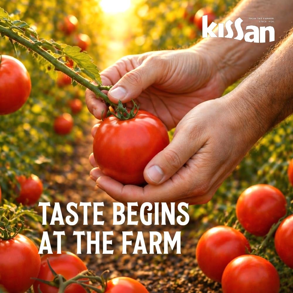 Kissan Fresh Tomato Ketchup Pouch, 1.1 Kg