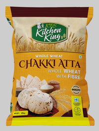 KPS KITCHEN KING Fortified Whole Wheat Chakki Atta with Fibre 10kg