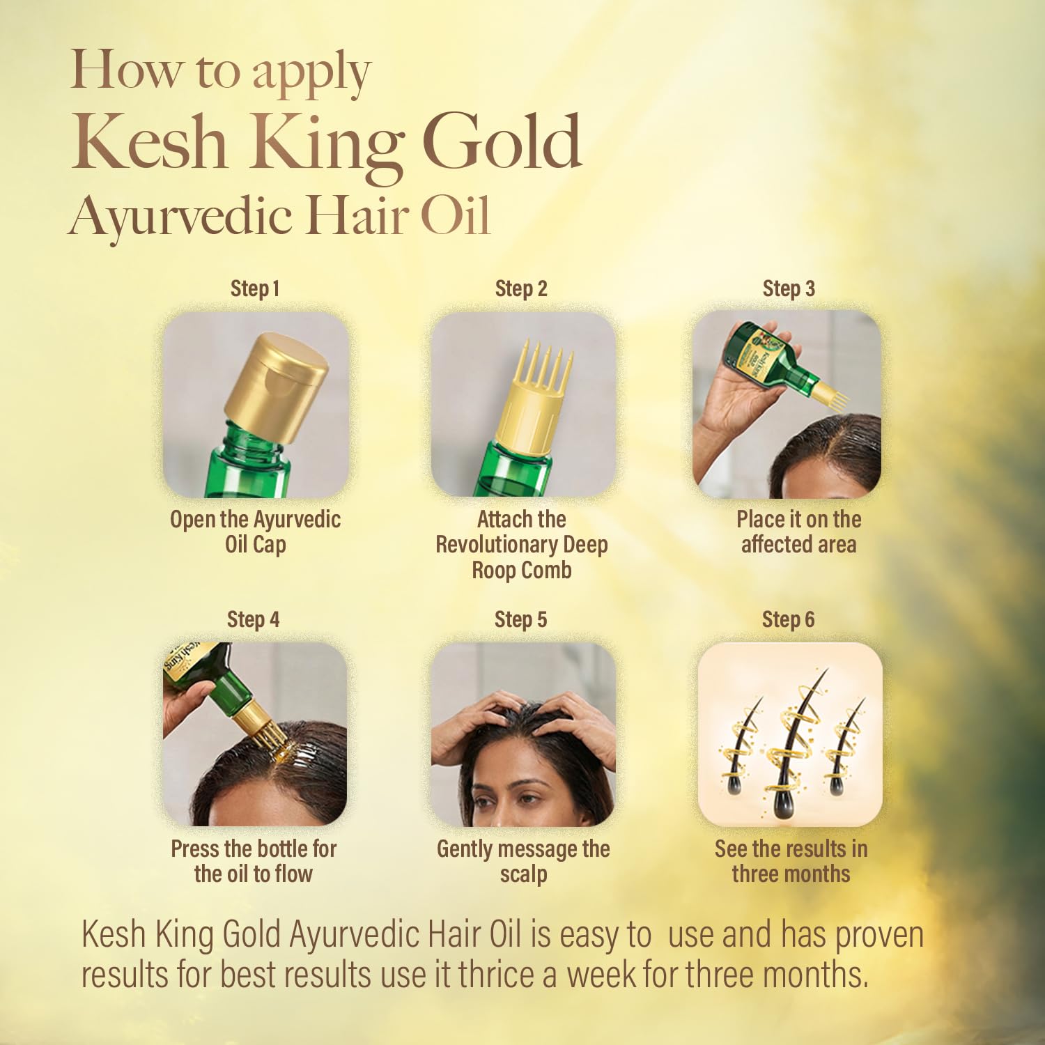 Kesh King Gold Ayurvedic Hair Oil 100 ml