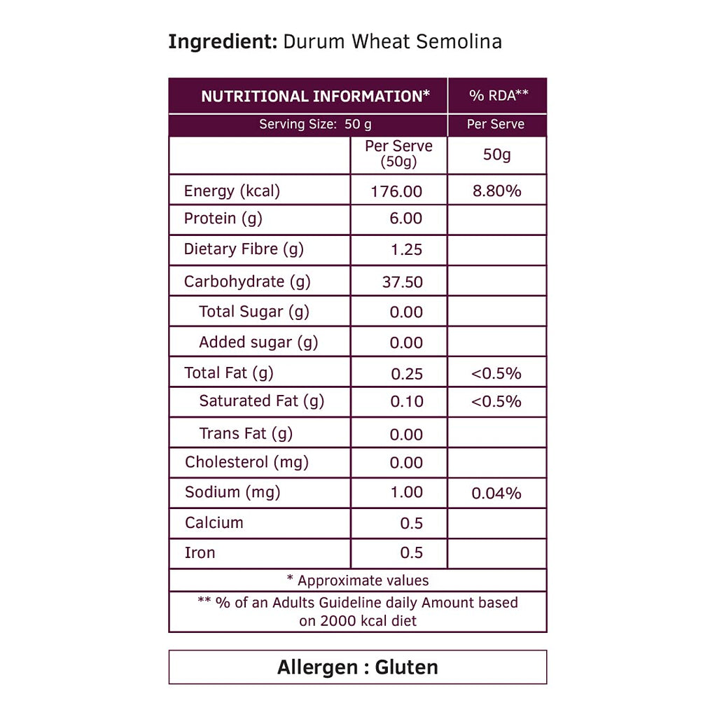 Keya No Maida 100% Durum Wheat Penne Pasta, 400g