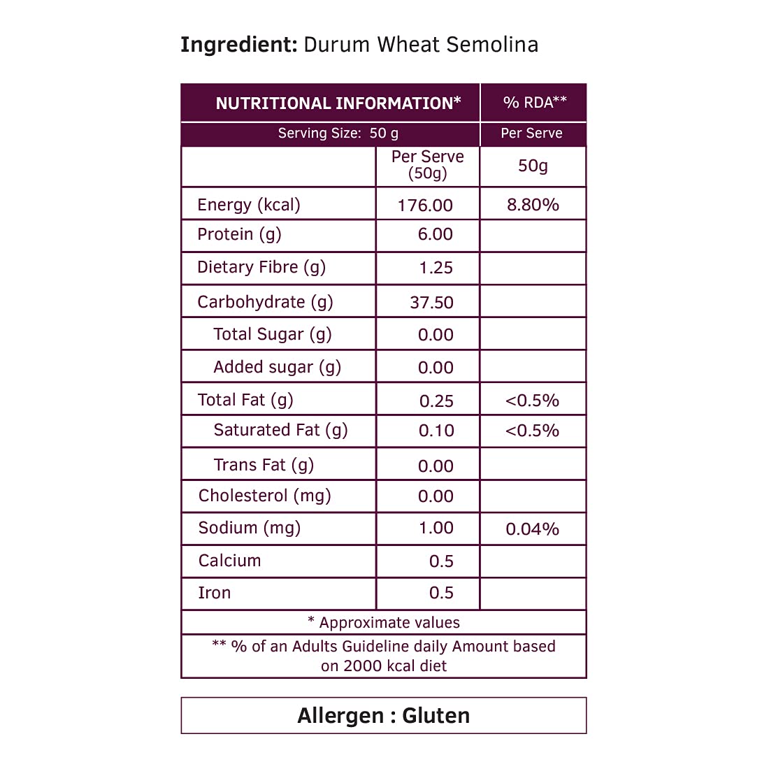 Keya No Maida 100% Durum Wheat Penne Pasta, 400g