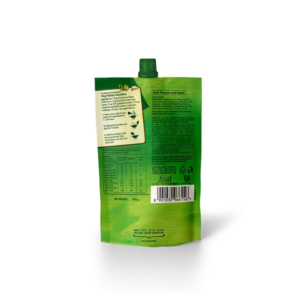 Knorr Green Chilli Sauce, 200g