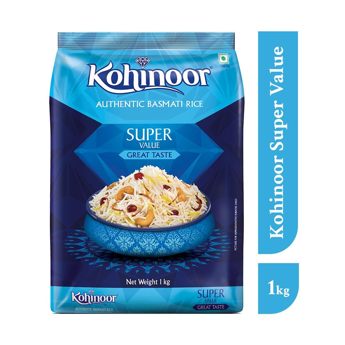 Kohinoor Super Value Basmati Rice, 1 KG