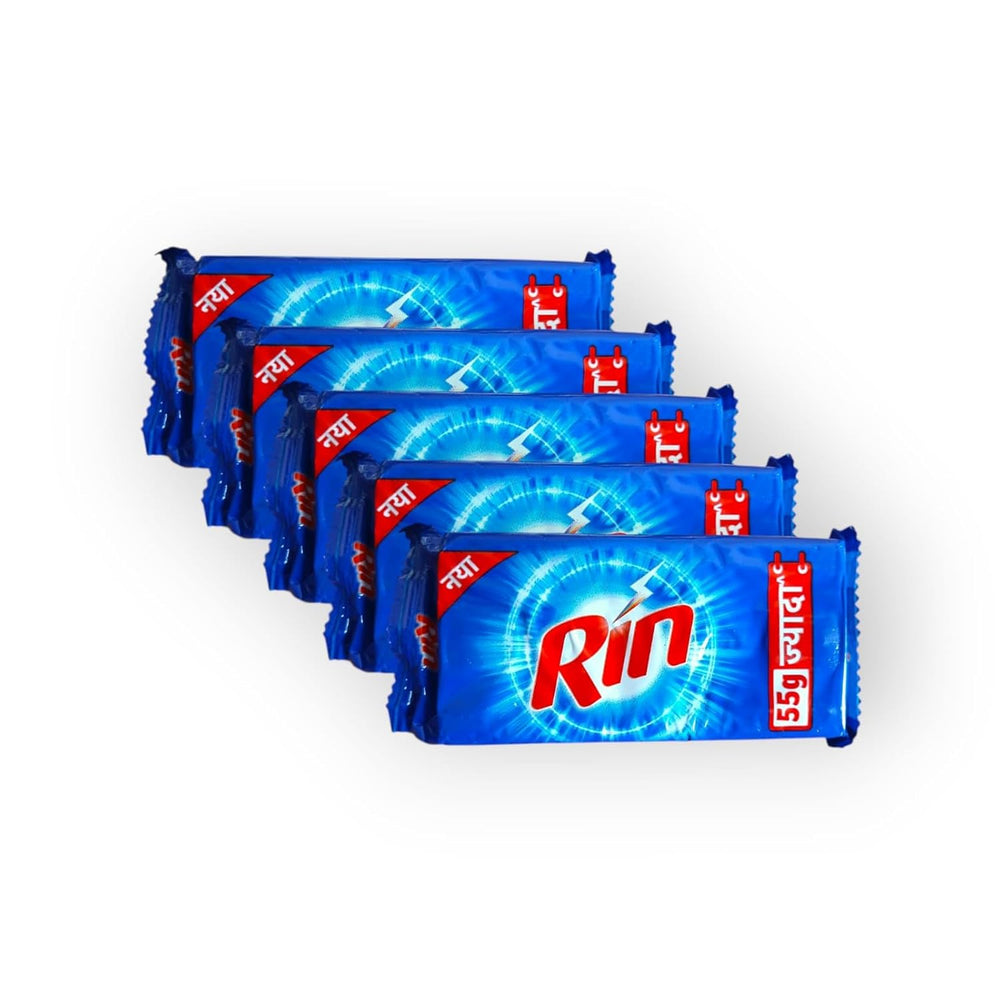 New Bright Like New Blue Detergent Bar with Stain Eraser Brush, Laundry Detergent, Value Pack, 720g