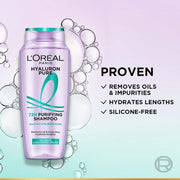 L'Oréal Paris Hyaluron Pure 72H Purifying Shampoo, 340ml