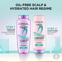 L'Oréal Paris Hyaluron Pure 72H Purifying Shampoo, 800ml