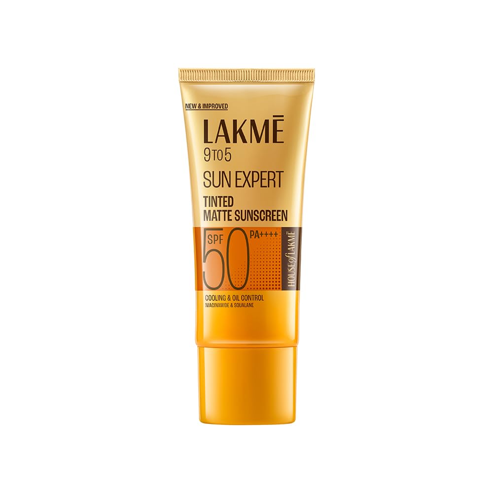 Lakmé Tinted Sunscreen SPF 50 PA++++ | Niacinamide | Even Tone | In-Vivo Tested | No White Cast | Blue Light Shield | 50 ml