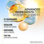 Lakmé Tinted Sunscreen SPF 50 PA++++ | Niacinamide | Even Tone | In-Vivo Tested | No White Cast | Blue Light Shield | 50 ml