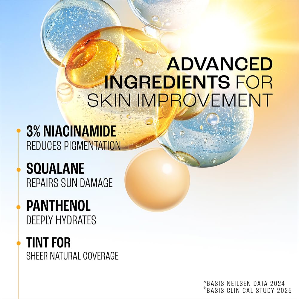 Lakmé Tinted Sunscreen SPF 50 PA++++ | Niacinamide | Even Tone | In-Vivo Tested | No White Cast | Blue Light Shield | 50 ml