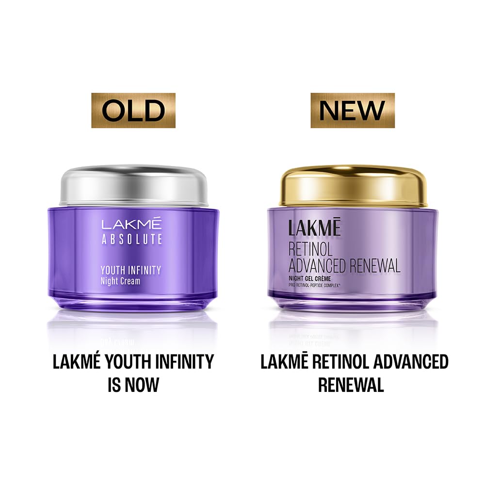 Lakme Youth Infinity Night Creme 50g, with Niacinamide