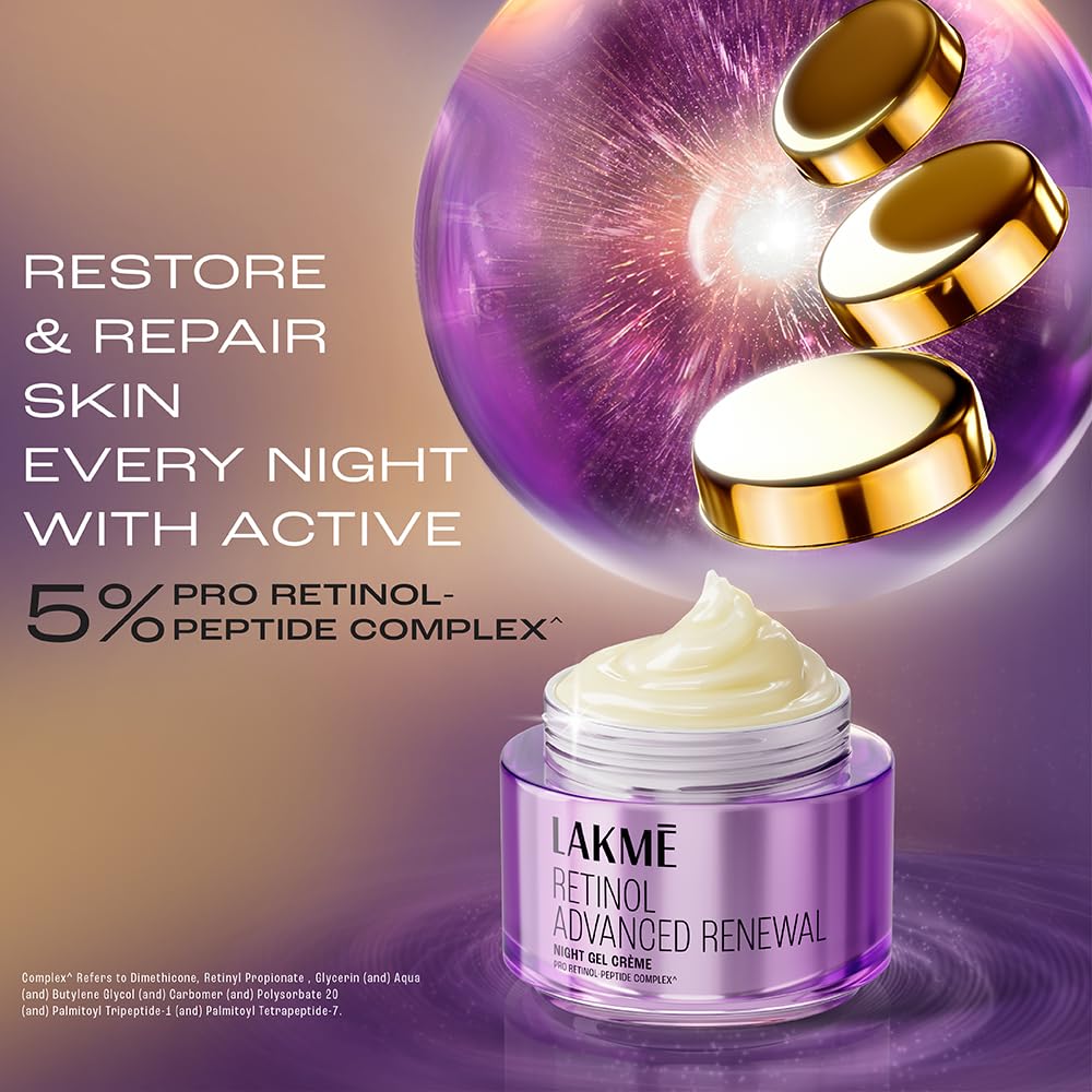Lakme Youth Infinity Night Creme 50g, with Niacinamide