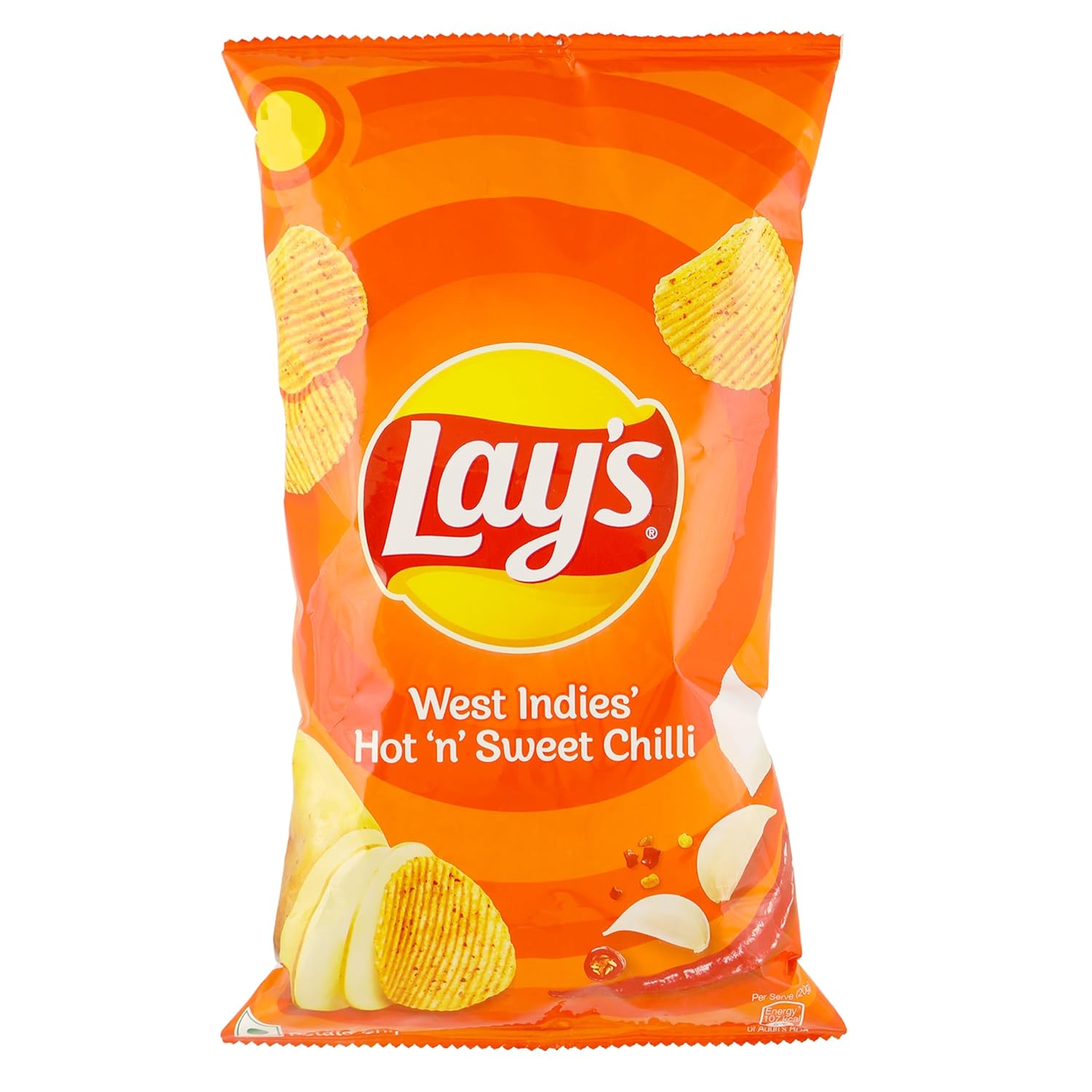 Lays Hot & Sweet chilli 90gm Pouch