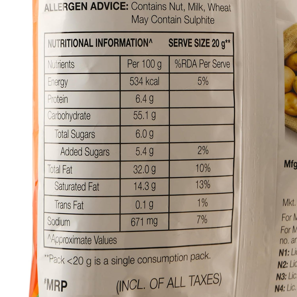 Lays Hot & Sweet chilli 90gm Pouch