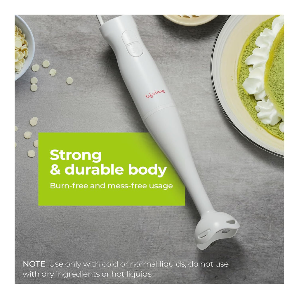 Lifelong 300W Electric Hand Blender for Kitchen
