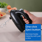 Lifelong Electric Hand Mixer for Baking, Whipping & Kneading | 250 Watt Power Mixer | 5-Speed Control