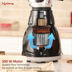 Lifelong LLMG23 Power Pro 500-Watt Mixer Grinder with 3 Jars