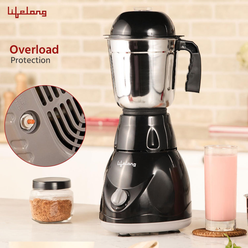 Lifelong LLMG23 Power Pro 500-Watt Mixer Grinder with 3 Jars
