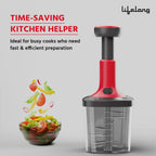 Lifelong Push Chopper 1000ml