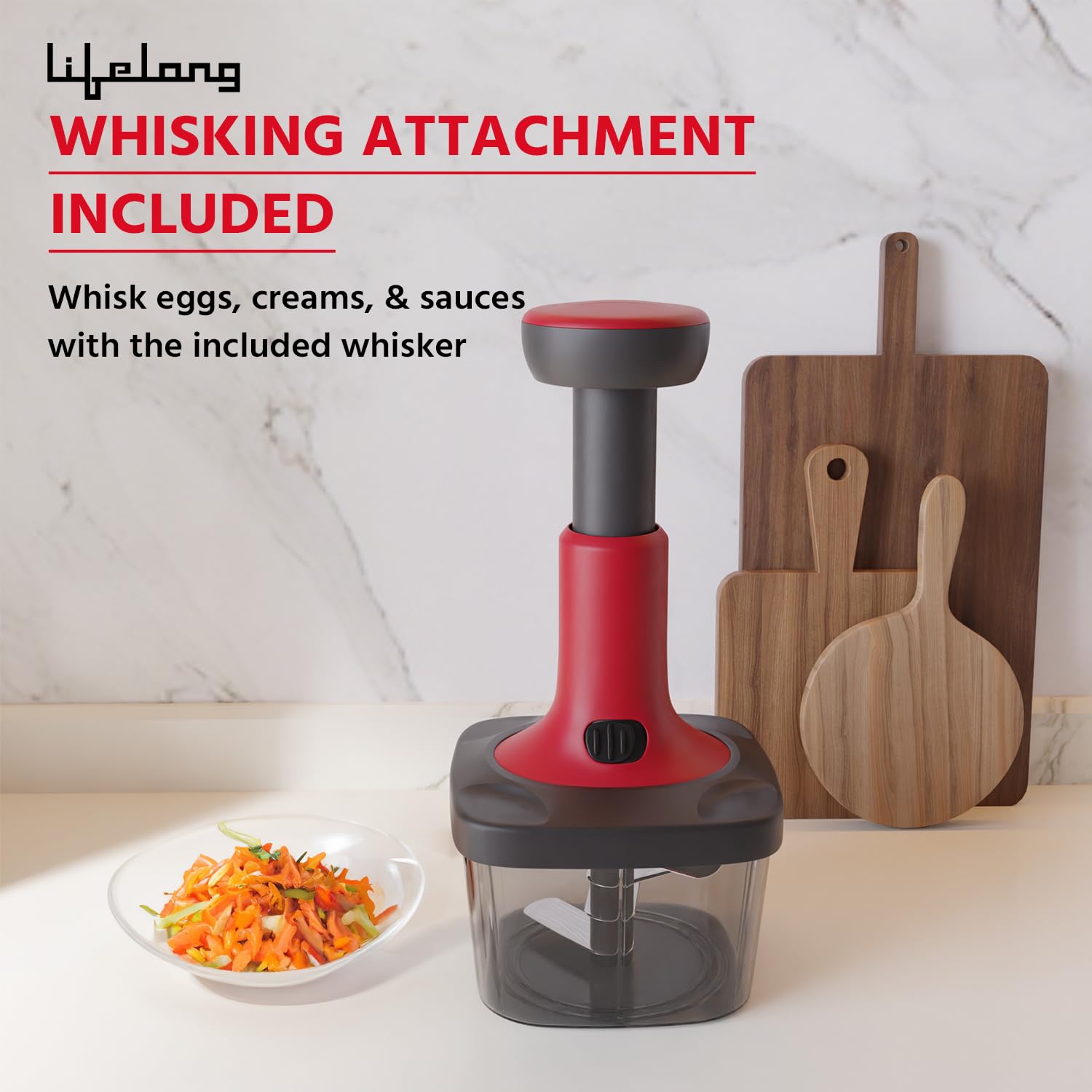 Lifelong Push Chopper 650ml
