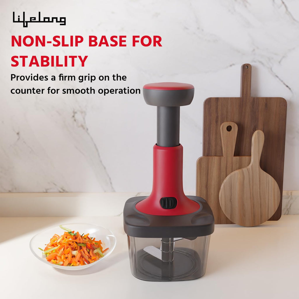 Lifelong Push Chopper 650ml