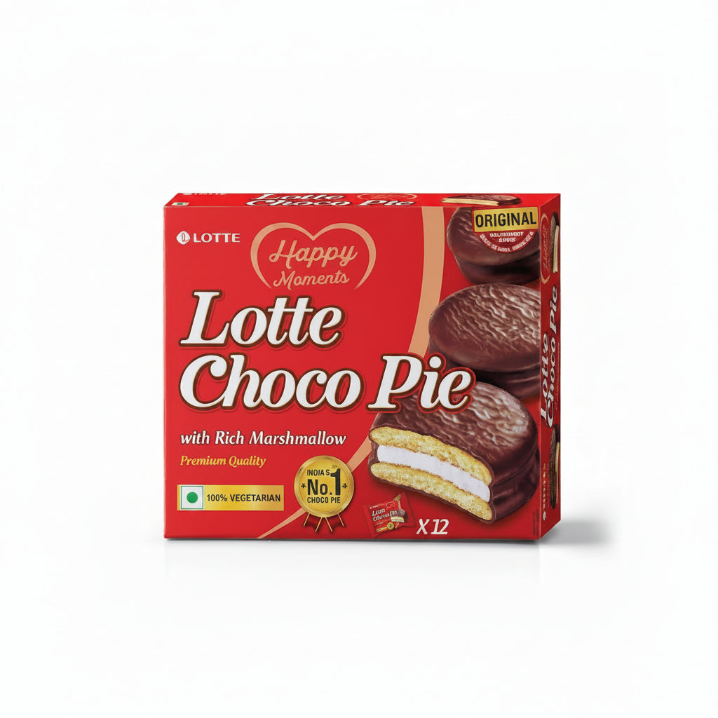 Lotte Choco Pie (Pack of 12), 336g
